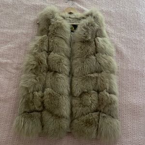 Beautiful Vintage Genuine Rabbit Fur Vest